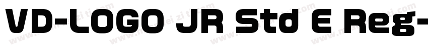 VD-LOGO JR Std E Reg字体转换